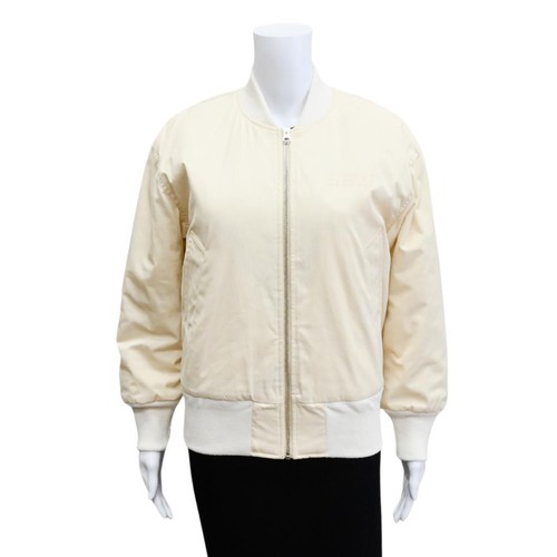 Bomber MAISON MARGIELA panna logo ricamato taglia IT 36 circa XS