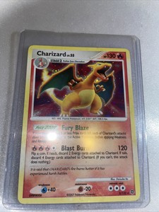 🔥 PSA 7 Charizard 3/132 D&P Secret Wonders Holo Pokemon