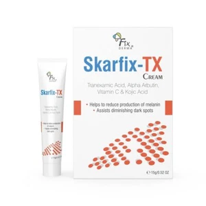 FIXDERMA Skarfix -tx Creme Für Gesicht Dunkle Flecken & Hautunreinheiten 15gm - Bild 1 von 8