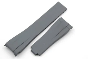 Cinturino Silicone Grigio 20/16mm Regolabile Impermeabile Sportivo Unisex - Imagen 1 de 6