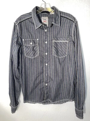 Camisa Vintage Triple 5 Soul Manga Larga Abotonada Talla Pequeña Foto 1 de 3