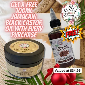 JAMAICAN BLACK CASTOR OIL HAIR FOOD- 170g-Plus a FREE Jamaican Black Castor Oil - Picture 1 of 13