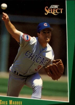 1993 Score Select Greg Maddux Card # 31 Chicago Cubs MINT condition - Image 1 of 2