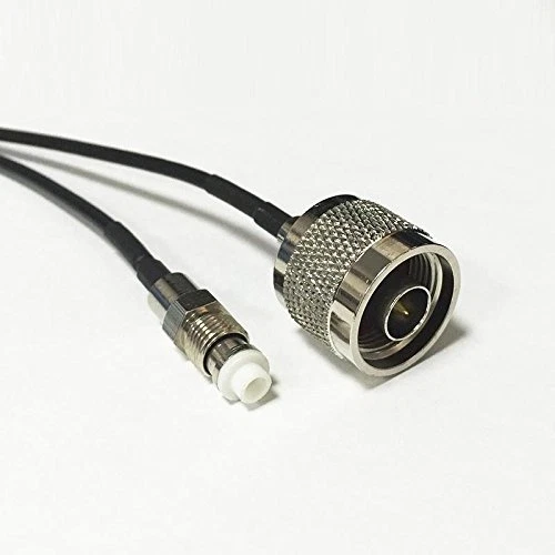 N male plug to FME Female jack RF jumper cable RG174 20cm 8inch NEW Good Qualit - Image 1 of 1