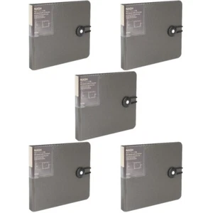 Set of 5 CD Booklet Travel Compact Disk Cases Holder Organizer Insert - Afbeelding 1 van 12