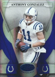 2008 Leaf Certified Materials Mirror Blue #59 Anthony Gonzalez /50 - NM-MT - Picture 1 of 2