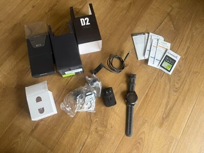 Garmin D2 Pilot Watch GPS Aviation Complete in Original Box Tested Works - Image 1 of 4