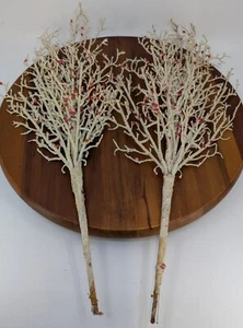 Five 2 Vintage 16" Pom Pom Christmas Tree Branches - Picture 1 of 8