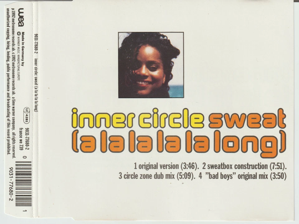 Inner Circle - Sweat (a la la la la long) [4 Track Maxi-CD] 1992 - Bild 1 von 2