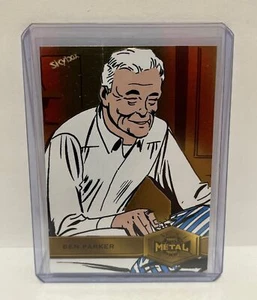 Spider-Man Marvel Metal Universe (Skybox 2021) GOLD PARALLEL #108 / BEN PARKER - Picture 1 of 2