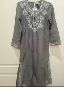 Girsl Embroidered kids Abaya Thobe Youth - Picture 1 of 1