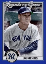 [DIGITAL] Topps Bunt - Lou Gehrig - Legends of the Game 23 S2 - Blue Base