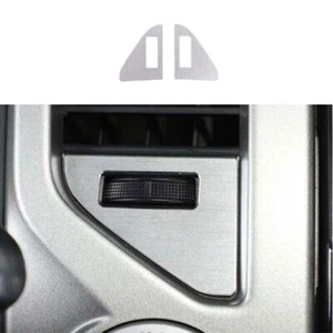 For Toyota Tacoma 2011-15 Silver Aluminum Control Air Outlet Dial Wheel Sequins - Picture 1 of 6