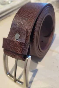 Cinturón Cuero Genuino Coñac Talla De 30" A 44" 1.5" Ancho - Imagen 1 de 7