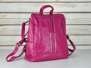 3 in 1 Modern Leather Tote Bag, Soft Leather Bag, Carrying Backpack, Backpack - Picture 1 of 15