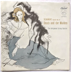 Schubert - Death and the Maiden - Hollywood String Quartet Capitol P8359 EX - Picture 1 of 6
