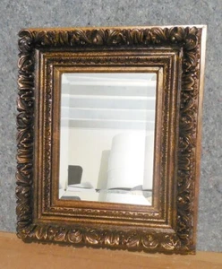 Specchio da parete grande in legno massello "23x27"" rettangolare smussato cornice personalizzata - Foto 1 di 12