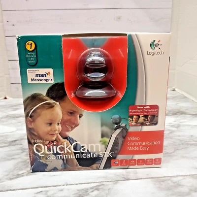 Logitech Quickcam Communicate STX Webcam For PC ~ New Sealed  - Image 1 of 4
