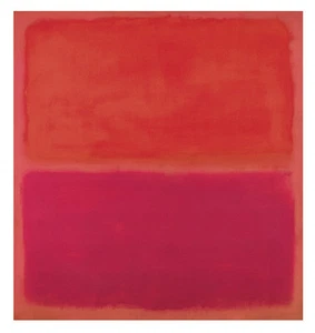 No. 3, 1967 by Mark Rothko Art Print Abstract Poster Red Orange 11x14 - Picture 1 of 1