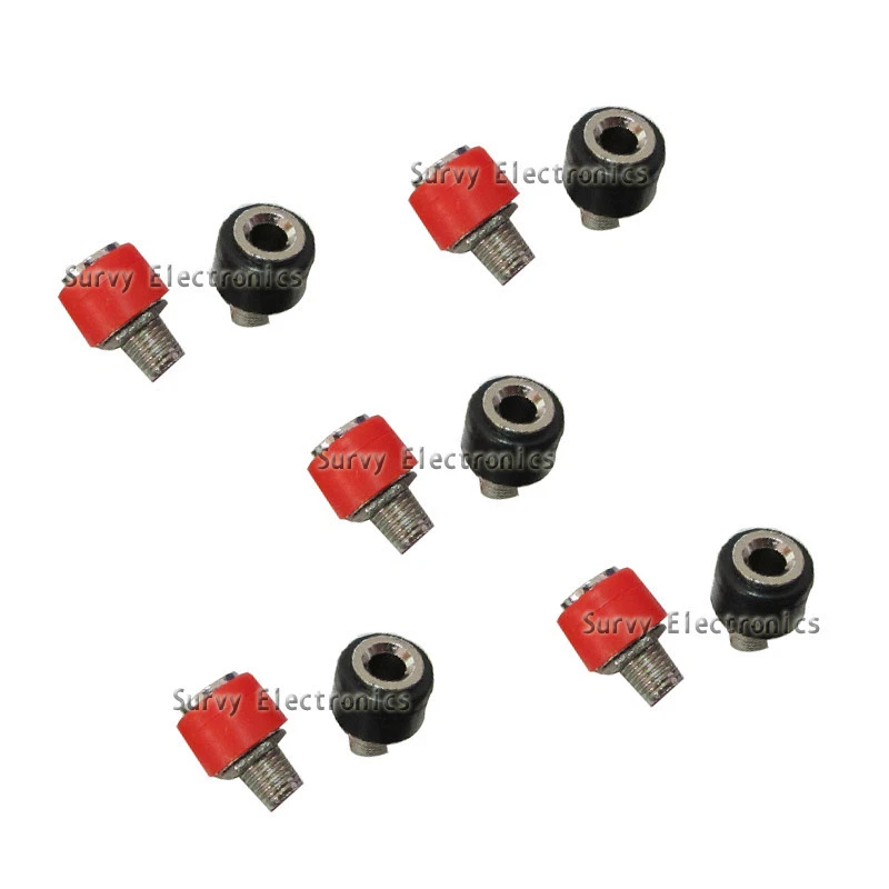 5 pair Amplifier Terminal Binding Post 4mm Banana Jack Panel mount connector - Image 1 of 1