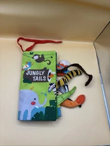 Beiens Jungly Tails Cloth Sensory Book Touch & Feel Baby Toy Target Jungle Zoo - Picture 1 of 7