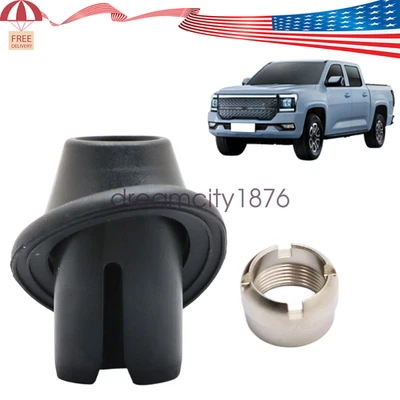 Adaptador de base de montaje de antena con tapa superior de tuerca de antena para Toyota Tacoma 1995-2004 Foto 1 de 4