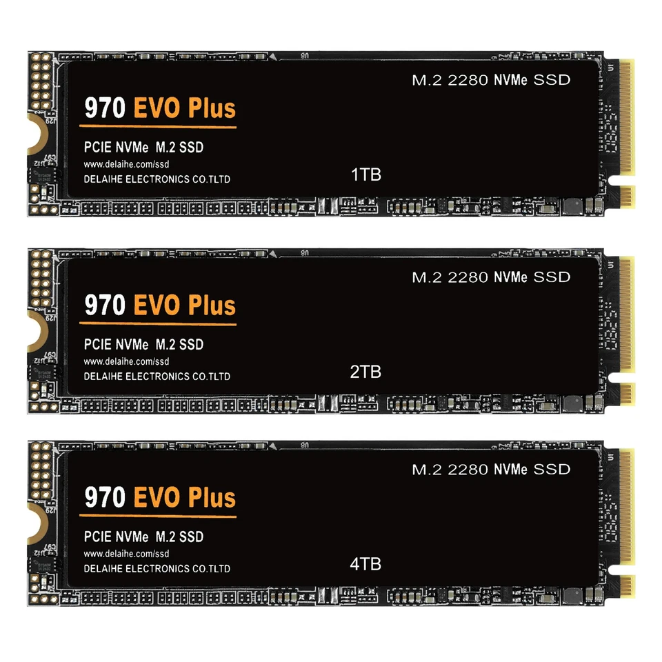 Clearance! Internal Solid State Drive 970 EVO Plus 1/2/4TB PCIe 4.0 NVMe M.2 - Image 1 of 4
