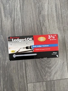 Fastenmaster Ledgerlok 50pz 3-5/8" FMLL358 viti di fissaggio esagonali testa rondella ponte - Foto 1 di 4
