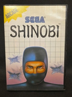 Shinobi (Sega Master System, 1988)  Manual, Cartridge Tested  - Image 1 of 4