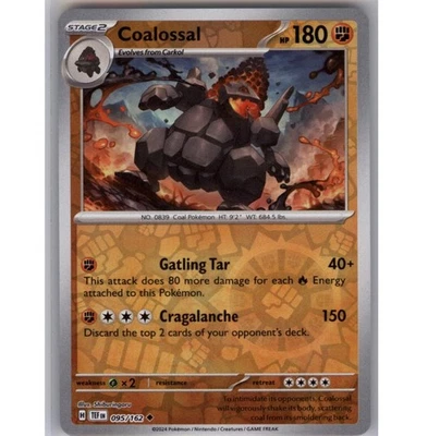 Coalossal Reverse Holo Uncommon SV05: Temporal Forces 095/162 NM - Image 1 of 2