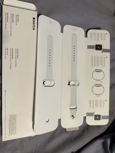Apple Solo Loop Band for Watch Series 6 and SE - White, Size 8 (44mm) - Zdjęcie 1 z 1