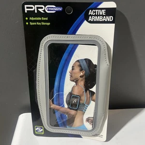 Cell Phone Workout Armband Pro Strength Active Reflective Adjustable Band New - Picture 1 of 5