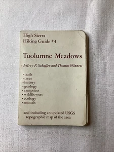 Tuolumne Meadows High Sierra Hiking Guide #4 USGS Topo Map Hike Trails ‘77 - Picture 1 of 7