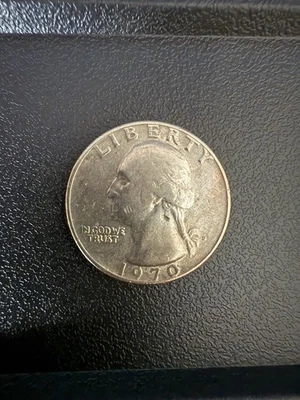 1970 D Washington Quarter .25 US Cents Denver Mint Filled D Mint Mark Good Coin - Image 1 of 2