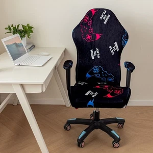 Soft Elasticity Gaming Chair Cover Colorful Computer Seat Chair Covers - Picture 1 of 15