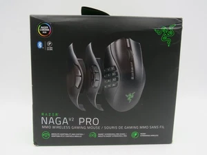 Mouse da gioco wireless Razer Naga V2 Pro MMO con ruota HyperScroll Pro NUOVO SIGILLATO - Foto 1 di 5