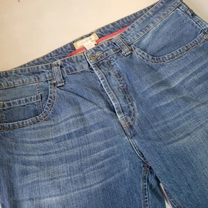 Pantalones de mezclilla azul cobalto carbono 2 para hombre talla 38 calce relajado informales uso diario - Imagen 1 de 8