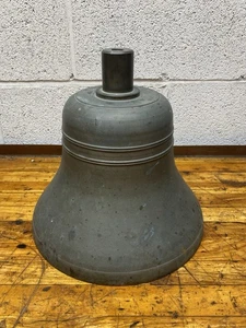 Vintage Brass Locomotive Railroad Train Bell No Clapper Estate Find - Picture 1 of 16