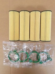 4 x Oil Filter 8154 For 2022, 2021, 2020, 2019, 2018, 2017 Ford Mustang 5.2L - Picture 1 of 4