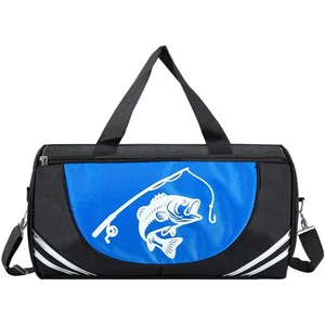 Fishing Gear Bag One Shoulder Large Capacity for Outdoor Sports and Fitness - Picture 1 of 11