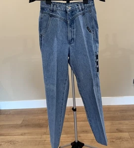 Rockies Jeans Womens 29/9 13 High Rise Bareback Mom Jean Side Cut-Out UNIQUE - Picture 1 of 12