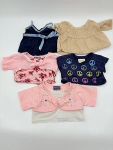 Lote de 5 piezas de ropa Build a Bear Limited Too Peace Sign niña - Imagen 1 de 8