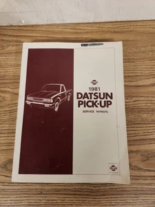Vintage 1981 Datsun Pickup 720 Service Manual ~ Dealer Repair Guide!! - Bild 1 von 5