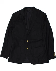 J. CREW Mens Ludlow 2 Button Blazer Jacket UK 40 Large Navy Blue AO02 - Picture 1 of 3
