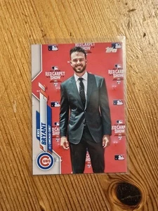 Serie Aggiornamento Topps 2020 - SP Variazione Foto Kris Bryant #U-42 Red Carpet - Foto 1 di 2