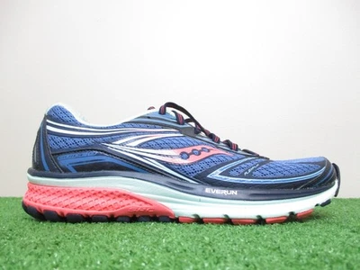 Tênis Saucony Guide 9 Feminino 7 Médio B Azul Rosa S10295-3 - Imagem 1 de 4