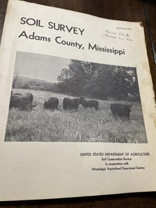 Soil Survey of Adams County, Mississippi 1970 Maps - Foto 1 di 3