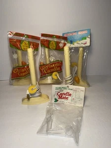 Juego de 5 velas eléctricas de Navidad vintage - Noma - 1 paquete de compañeros de vela - Imagen 1 de 11
