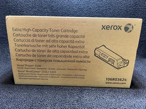 Cartucho de tóner negro Xerox Phaser 3330 capacidad extra alta CAJA COMO NUEVA 106R03624 - Imagen 1 de 6