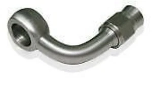 Aeroflow AF218-04 -4 90 Deg Bend Banjo Eye Size 7/16 - Picture 1 of 4